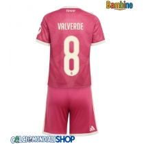 Maglie da calcio Real Madrid Federico Valverde #8 Terza Maglia Bambino 2026-27 Manica Corta + Pantaloni corti)
